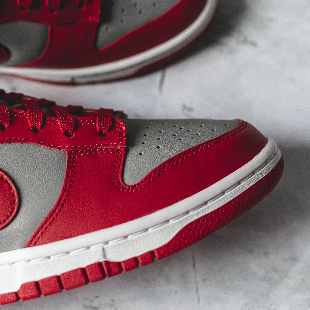 Nike Dunk Low Retro Medium Grey Varsity Red UNLV (2021) - Swest Kicks