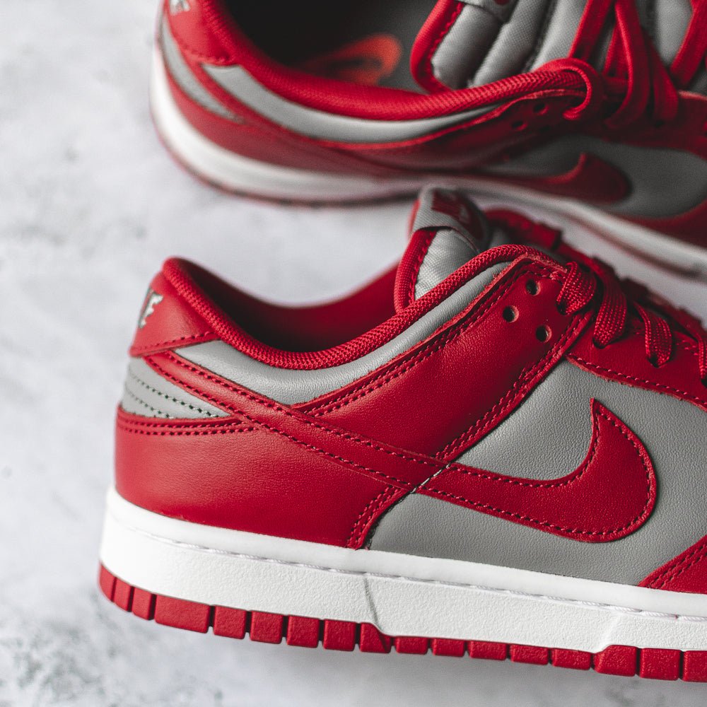 Nike Dunk Low Retro Medium Grey Varsity Red UNLV (2021) - Swest Kicks