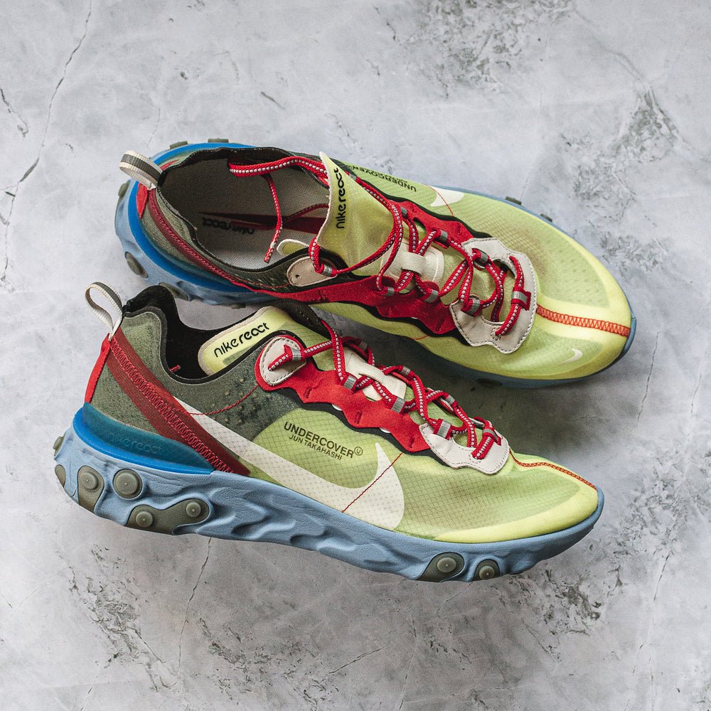 Nike React Element 87 Undercover Volt Swest Kicks