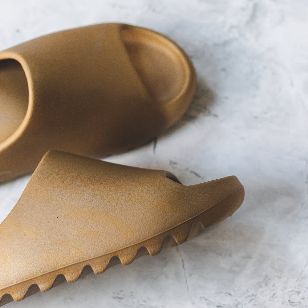 apricot yeezy slides